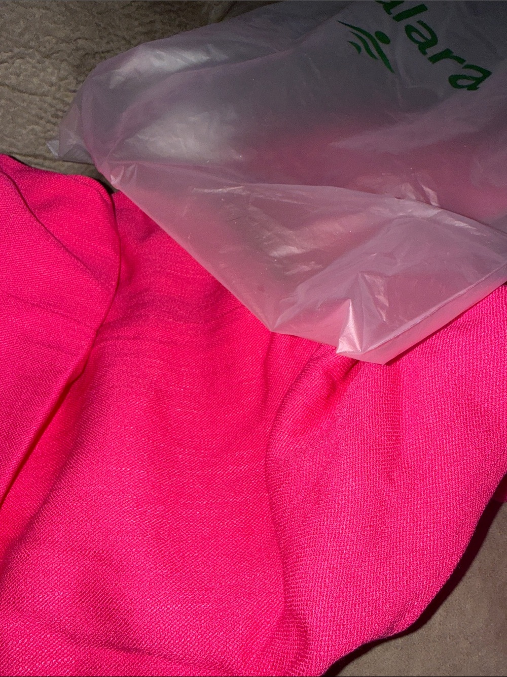 Halara Wide-Leg Drawstring Pants in Raspberry Pink, new - Picture 12 of 12